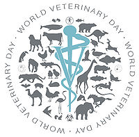 विश्व पशु चिकित्सा दिवस का प्रतीक चिह्न