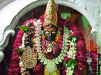 'काशी विशालाक्षी मंदिर' में माता की प्रतिमा